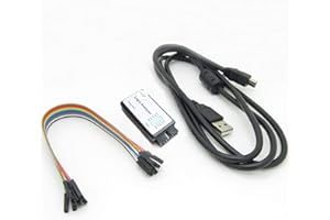 HiLetgo USB Logic Analyzer Device With EMI Ferrite Ring USB Cable 24MHz 8CH 24MHz 8 Channel UART IIC SPI Debug