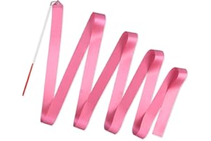 SCSpecial Tanzbänder mit Zauberstäben 4m Rhythmic Gymnastics Ribbon Dance Streamer für Kinder Baton Twirling