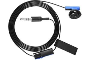 ELPRICO Auriculares para Juegos, Auriculares para Juegos de 3,5 mm con micrófono para Controlador Sony PlayStation 4 PS4
