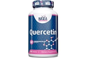 HAYA LABS Quercetin 500 mg x 50 Tablets Double Strength Antioxidant Supplement Immune Health