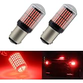 eraks car accesories Led Aydınlatma Ampul Stop Fren Lamba 1016 Duy &Ccedil;ift Duy Parlak Kırmızı