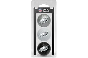 Team Golf NFL Regulation Size Golf Balls, 3 Pack, Full Color Durable Team Imprint