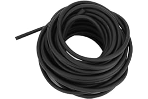 DAUERHAFT Slingshots Latex Tube, High Flexibility Shooting Latex Tube, Schwarz 3060 Naturlatex Gummiband, mit 1: 7 Zeichenverhältnis, weit verbreitet für Slingshot, Jagd und mehr