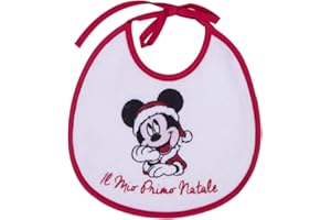Ellepi bavaglino il mio primo Natale Disney Minnie Topolino