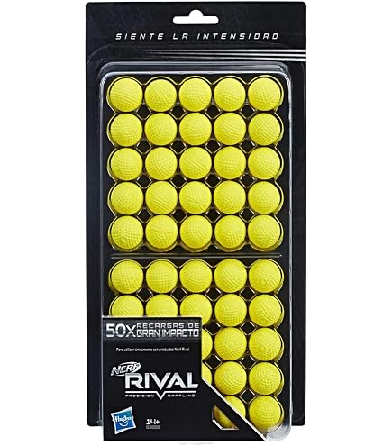 Proyectil de Hule Espuma Nerf Rival 1 Paquete con 25 Piezas || Bodega