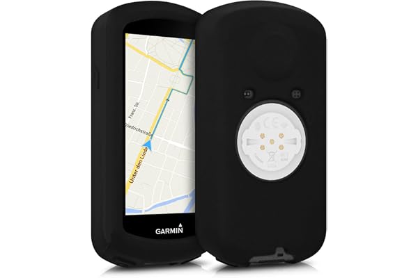 kwmobile Housse GPS vélo Compatible avec Garmin Edge 1030/1030 Plus - Protection boitier navigateur - Étui en Silicone
