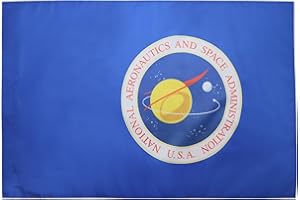 AZ FLAG - Flagge Nasa Der Vereinigten Staaten - 150x90 cm - National Aeronautics And Space Administration Fahne 90 x 150 Cm Scheide Für Mast - Flaggen