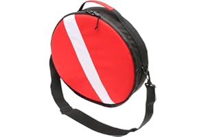 Perfeclan Pro Scuba Diving Regulator Gear Pouch Rembourré Snorkeling Zipper Design avec bandoulière Sac à Main