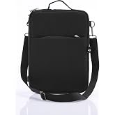 Roxbros 10-11 Inch Tabletler I&ccedil;in Omuz Askılı ve El Tutacaklı Universal Sleeve Taşıma &Ccedil;antası (Siyah)