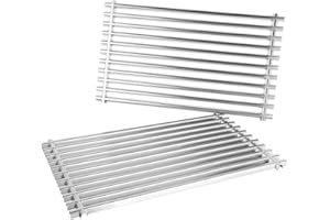 ‎ONLY FIRE Onlyfire BBQ Grillrost ，Edelstahl Grillrost Ersatzteilfür Weber 7637, passt Spirit 200 & Spirit II 200 Series Gasgrills