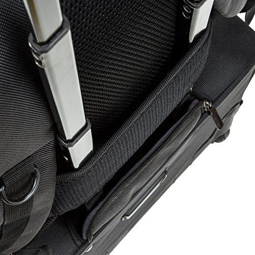 Notebook / Tablet Rucksack Reistasche für Geräte bis 43,9 cm (17,3 Zoll) in modernen schlichten Design – Schwarz - 6