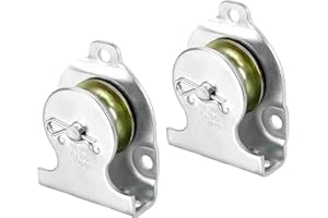 DMZK 2 Piezas Poleas para Cuerda, Polea de Elevación, Poleas con Cojinete de Rodamiento, Polea de Inversión de Grúa de Elevación, Silencioso, para Cuerdas Cable de Acero