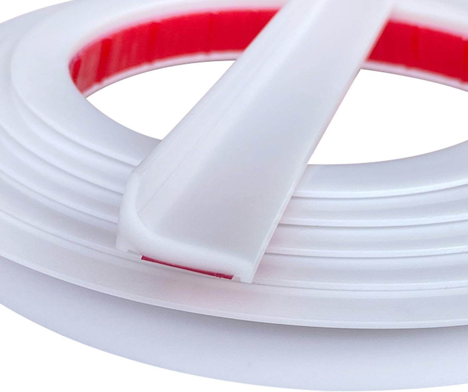 Barrera para Agua 1.2M Barrera de Ducha Silicona Barrera Agua Ducha Autoadhesiva Borde Plato Ducha Plegable para Mampara de Ducha o Borde de la Bañera del lavabo (Blanco, 1.2M)