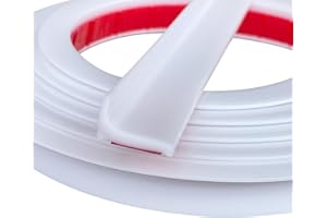 HYRYC Guarnizioni Doccia 170cm Guarnizioni Vasca da Bagno Barriera Acqua Doccia Pieghevole Barriera Doccia Ferma Acqua per Box Doccia o Bordo Vasca lavello (Bianco, 1.7M)