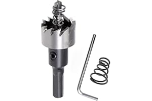 SagaSave 22MM Punte per trapano in acciaio ad alta velocità, per metallo, acciaio inossidabile, rame, ferro