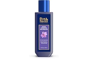 Blue Nectar Ayurveda Kumkumadi Oil for Skin Glow with Almond Oil | Natural Ayurvedic Face & Body Moisturizer for Dry Skin (12 Herbs,100ml)