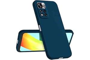 Longstong Funda Compatible con Redmi Note 11 Pro+ 5G / Redmi Note11 ProPlus (6.67"), Delgada Antigolpes Personalizada Diseño Minimalista - Azul Zafiro