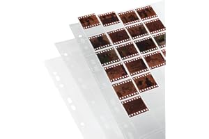Hama | Negativa/omonterade glidfilsförvaringshylsor, varje hållare 40 singel 24 x 36 mm ramar, polypropylen
