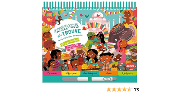 Amazon Fr Cherche Et Trouve Autour Du Monde Luthringer Melisande Livres