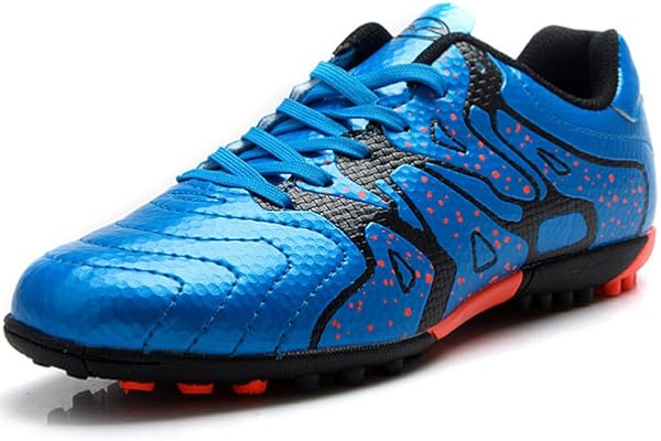 rismart Tiebao Garçon Difficile Sol Artificiel La Vitesse PU Cuir Football Chaussures