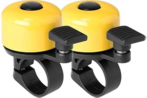 Binudum Campanello Bici Confezione da 2 con Suono Melodioso Classico Mini Campanello per Bicicletta per Bambini Adulti Clacson per Bici da Strada, Mountain Bike per Scooter, MTB, BMX