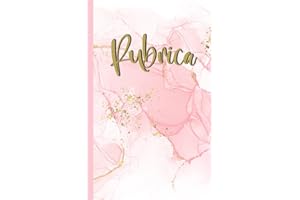 Rubrica Alfabetica Tascabile: Mini Agenda con Indice A-Z per Custodire Contatti, Numeri di Telefono, Indirizzi Email e Password – Fantasia Marmo Rosa