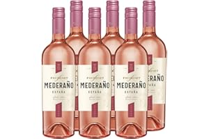 Freixenet Mederaño Rosado Spanischer Roséwein (6 x 0,75 l) - halbtrocken, frisch und fruchtig im Geschmack, ideal als Aperitif, zu Gegrilltem oder zur Käseplatte