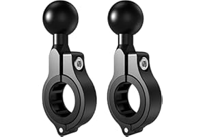 iMESTOU Adattatore per Montaggio a Sfera Alluminio con Base a Sfera da 1" Adatto al Manubrio di Diametro da 2,2-3,2 cm Compatibile con Supporti per Telefono Ram Prese a Sfera da 1 Pollice (2)