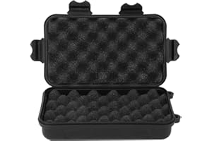 CAREDY Outdoor Plastic Waterproof Shockproof Box, Watertight Storage Box Camping Box Storage Outdoor Waterproof Portable Shockproof Sealed Safety Case Storage Box