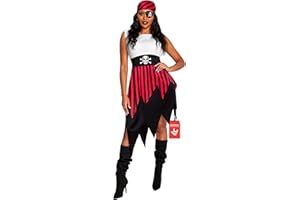 Morph Costumes damski kostium piracki dla dorosłych, damski strój piracki, sukienka dla dorosłych, kostium pirata, dla kobiet, kostiumy pirata