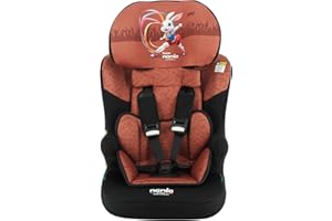 Nania - Siège auto fixations isofix RACE I FIX 76-150 cm R129 i-Size – Pour les enfants de 3 à 12 ans - Appuie-tête réglable en hauteur - Base inclinable - Fabrication Française