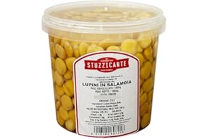 SORRENTINO STUZZICANTE Stuzzicante Lupini in Salamoia Secchiello da 1000g (peso netto 1800g) Ideali come Aperitivo