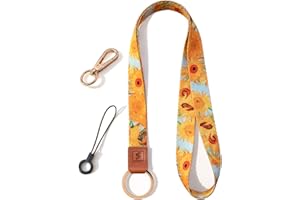 SENLLY Llavero Cordón de Cuello, Diseño de Patrones Originales Acollador Correa para el Llaves y Badge Id Tarjeta