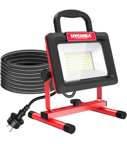 MASKO Led-bouwlamp, 8000 lumen, dubbel 2 x 50 W, met statief en afstandsbediening, werklamp, 72 leds, werklamp, 180 graden draaibaar, 5 m kabel, bouwplaatslamp, in hoogte verstelbaar 102-202 cm MASKO Led-bouwlamp, 8000 lumen, dubbel 2 x 50 W, met statief en afstandsbediening, werklamp, 72 leds, werklamp, 180 graden draaibaar, 5 m kabel, bouwplaatslamp, in hoogte verstelbaar 102-202 cm