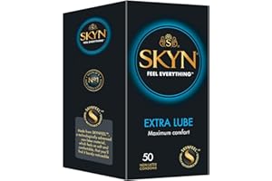 SKYN Extra Lubricated Latex-Free Condoms Pack of 50