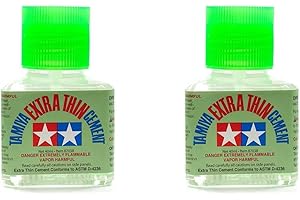 GENERIC Model Glue Extra Thin Cement Glue Adhesive 40ml - TWIN PACK