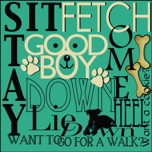 Blue-Fox-Dog-Commands-Wood-Plaque