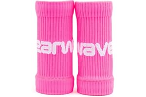 Earwaves ® Foster™ Sweatbands I Muñequeras Deportivas para el Sudor Cross Training I Uso con calleras I Algodón absorvente Transpirable I Fitness Padel Tenis.