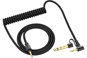 Sqrmekoko Cavo di prolunga Aux Auxiliary Audio Cavo Cavo per cuffie Beats by Dr Dre Pro/Detox Edition (nero)