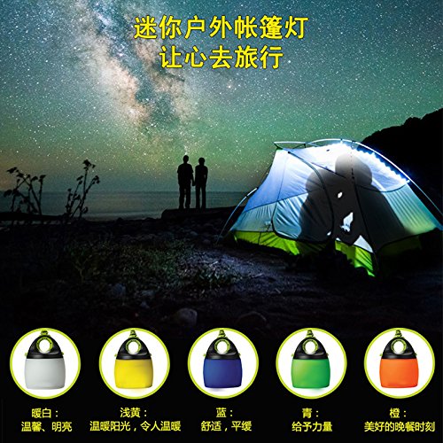 Preisvergleich Produktbild Lanlan Camping Light LED können Zelt Licht Außen Mini USB Powered, Cyan