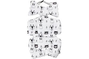 KAKIBLIN - Inserto de asiento de coche para niños pequeños, cojín de apoyo para cabeza y cuerpo para cochecito de bebé, cojín de apoyo para el cuello para niños pequeños, oso