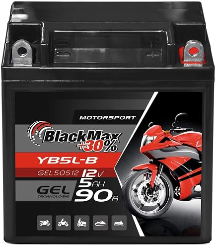 Batterie 12V 5Ah GEL GP-PRO GB5L-B Motorrad ähnl. YB5L-B CB5L-B 50512