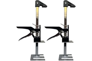 IGRARK Arbeitssparendes Armwerkzeug Heber, 2 Stück Arm Handwerkzeugheber mit Skala und Holzbearbeitungsclip Handheld Jack Clamp Handheber Werkzeug für Gipskartonplatten Böden installation