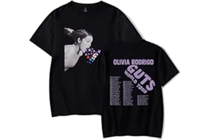 RESPETO Olivia Rodrigo Bedrucktes Baumwoll-T-Shirt, Herren-Damen-Erwachsenen-T-Shirt, Lustiges T-Shirt, Hip-Hop-Straßen-T-Shirt, Sommer-Paar-T-Shirt, XS-3XL