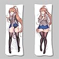 Xingbiyou Anime Dakimakura 50x150cm Doki Doki Literature Club Hugging Body Pillow Cover Case Double-Sided Print (Monika B)
