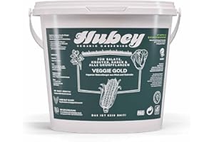 hubey Hochwirksamer Bio Dünger - Vegan Veggie Gold Naturdünger - Bokashi Dünger - Organischer Universal-Dünger für gesunde Pflanzen (2,5 Kilo)