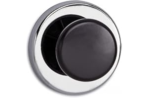 MAUL Imán con perilla de mango de 2 x 0.95 pulgadas, imán fuerte con fuerza adhesiva de 9 kg, se puede utilizar como gancho para abrigos, gancho para abrigos y soporte para bolsas, imán redondo para