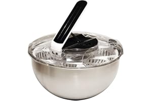 BAUMALU Essoreuse à salade, Acier, 28 x 17,5 cm