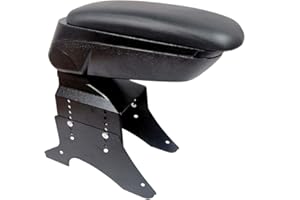 FLEXZON Black Quality Car Van Auto Universal Armrest Arm Rest Centre Console With Storage Compartment New Boxed