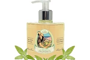 Jabón De Manos Liquido Con Verbena Orgánica 300 ml Un Air d'Antan®/Jabón De Marsella Liquido/Jabon De Manos Con Aceite De Coco Organica/Jabon Frances Manos Liquido